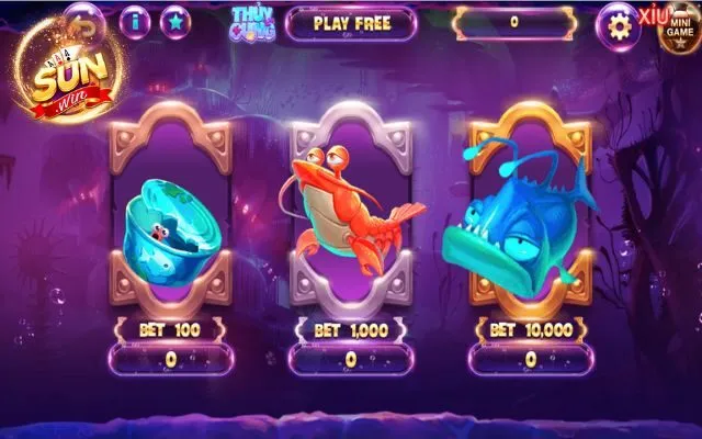 Cách chơi slots thủy cung Sunwin